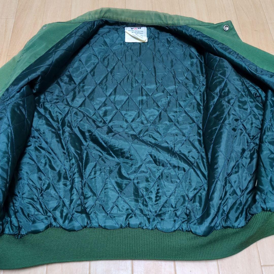 けいと　80s〜 VAN ジャケット スタジャン サンフェード グリーン