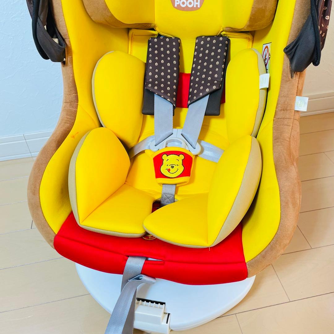 西松屋　ターンシートくまのプーさんチャイルドシート ISOFIX DN-1002