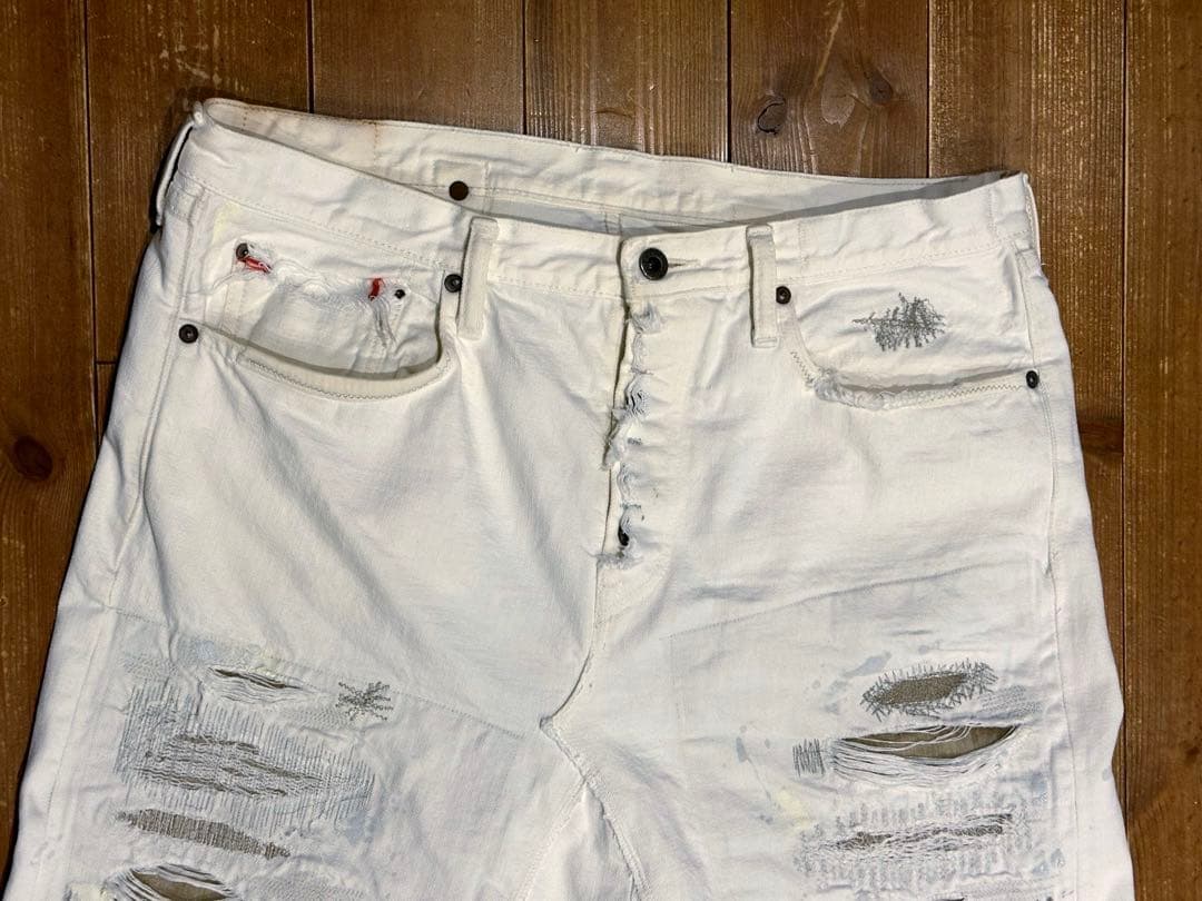 【希少】キャピタル kapital ホワイトデニム　サルエルパンツ　カントリー