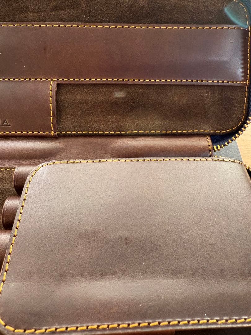 Bahagia＆Craftラウンドジップペンケース プエブロブルー【バハギア】