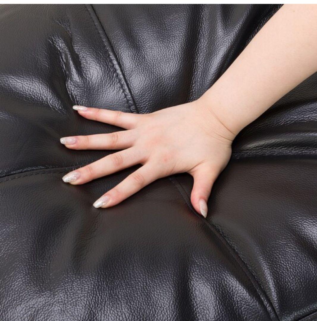 ニトリ 本革 スツール ソファ オットマン