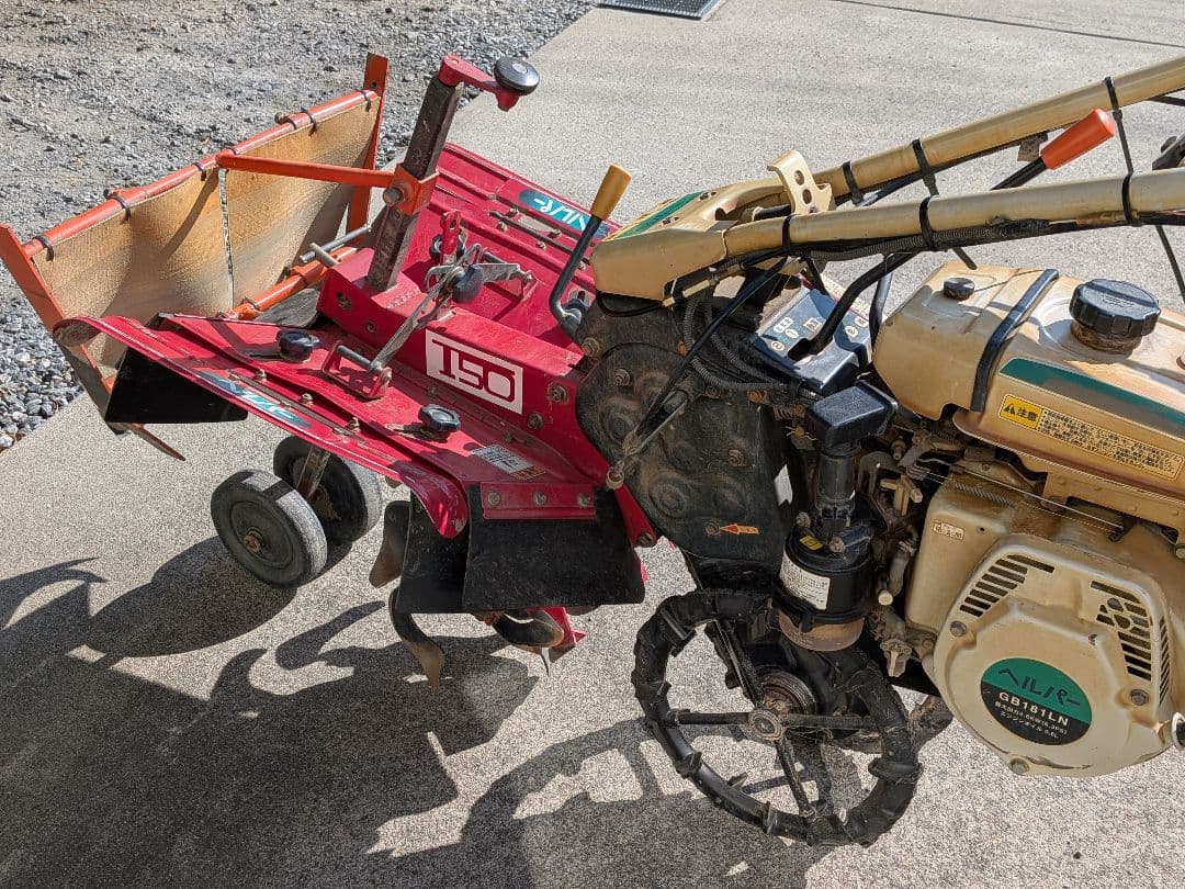 【静岡】　管理機　畝立て機　ねぎ　関東農機　ヘルパー　中古　引き取り限定