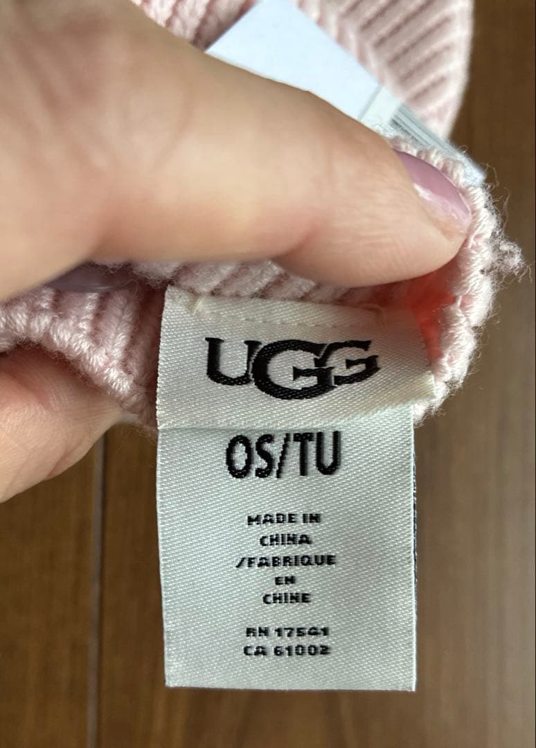 新品★UGG W COZY KNIT FLIP MITTEN ライトピンク 手袋