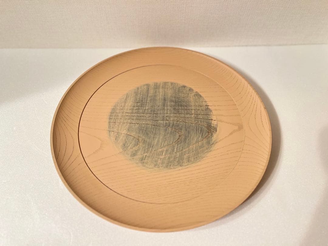 三谷龍二　白塗　お盆　プレート　レアサイズ