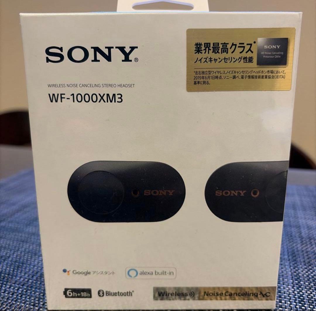 新品未開封シュリンク付✨SONY ワイヤレスイヤホン WF-1000XM3