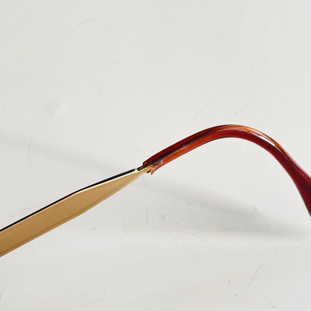 CHANEL シャネル オーバル サングラス ゴールド 度なし ブルーレンズ