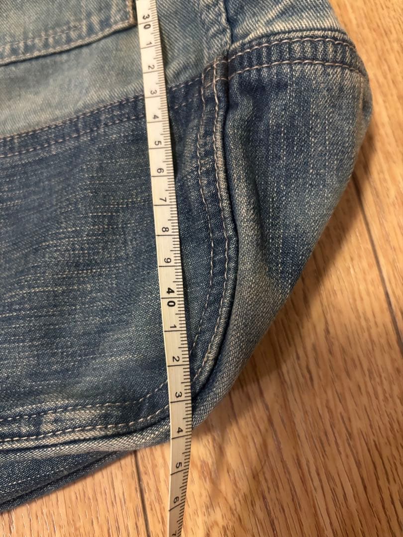 RRL / ダブルアールエル Antony ショルダー バッグ 藍染め デニム