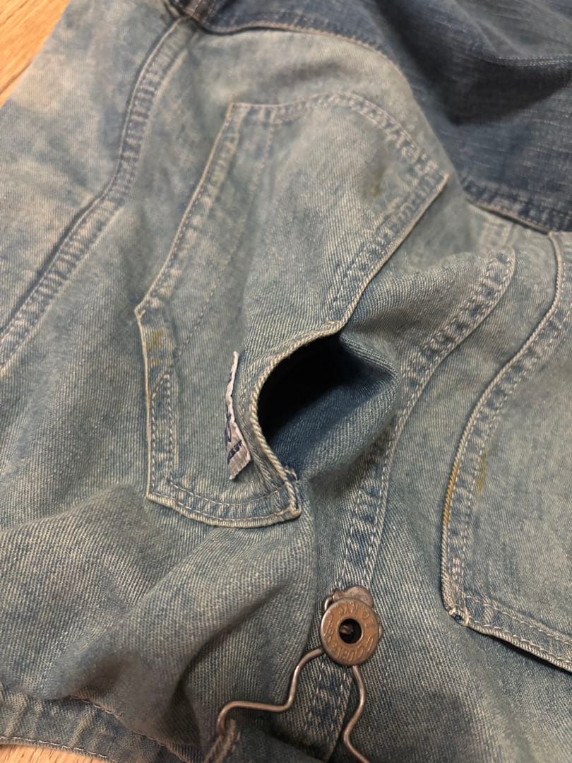 RRL / ダブルアールエル Antony ショルダー バッグ 藍染め デニム