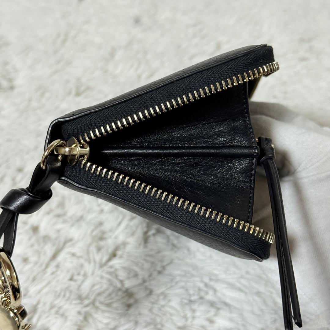 未使用✨Chloe クロエ アルファベット レザー　ロングウォレット ブラック