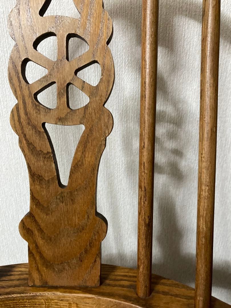 新春セール♪三越家具ブルージュ ロッキングチェア ホイールバック英国アンティーク