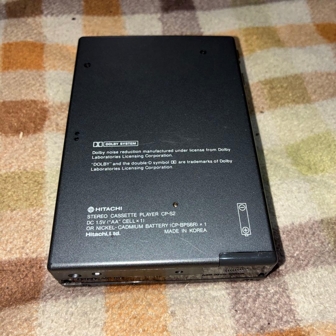 【JUNK】 ポータブルカセットプレイヤー Lo-D HITACHI CP-S2