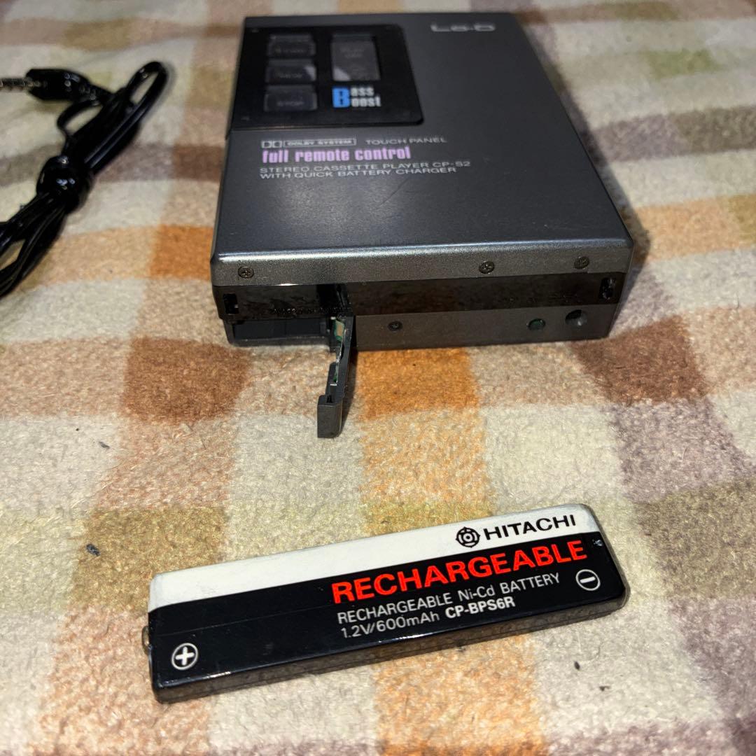 【JUNK】 ポータブルカセットプレイヤー Lo-D HITACHI CP-S2