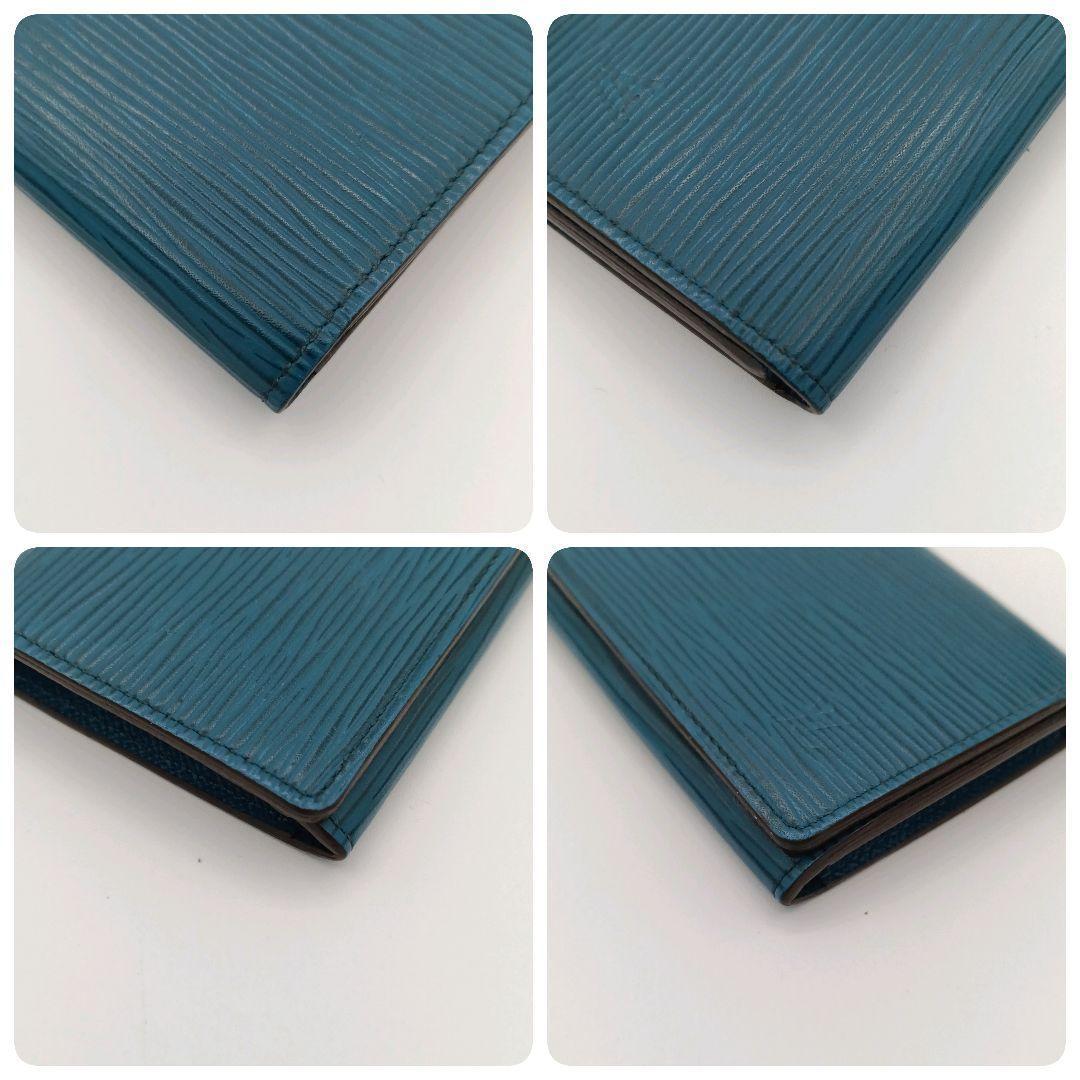 ルイヴィトン エピ ブルーセレスト アンヴェロップカルトドゥヴィジット　名刺入れ