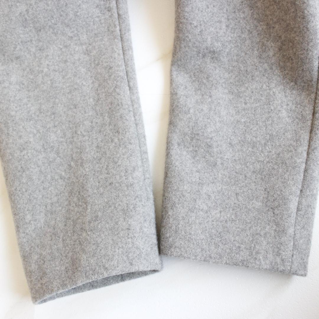 Theory スタンドカラーコート Lサイズ グレー ウール