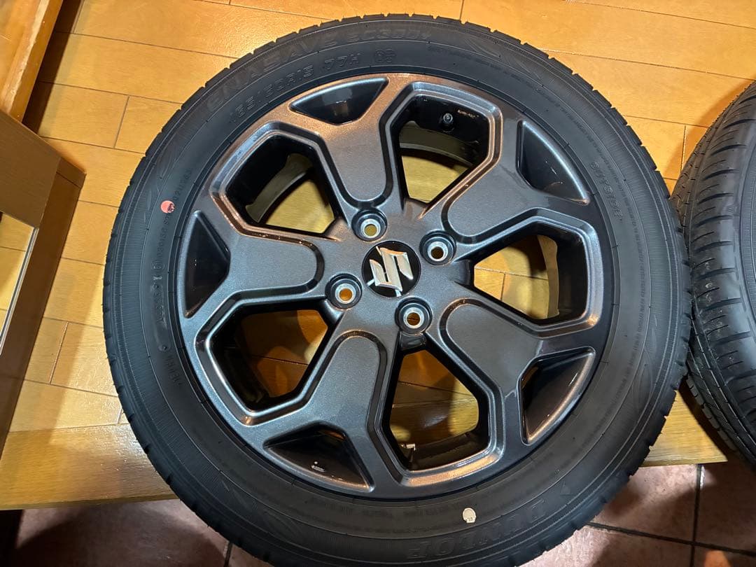 値下げします！ 新車外し スズキハスラータフワイルド　純正タイヤホイールセット
