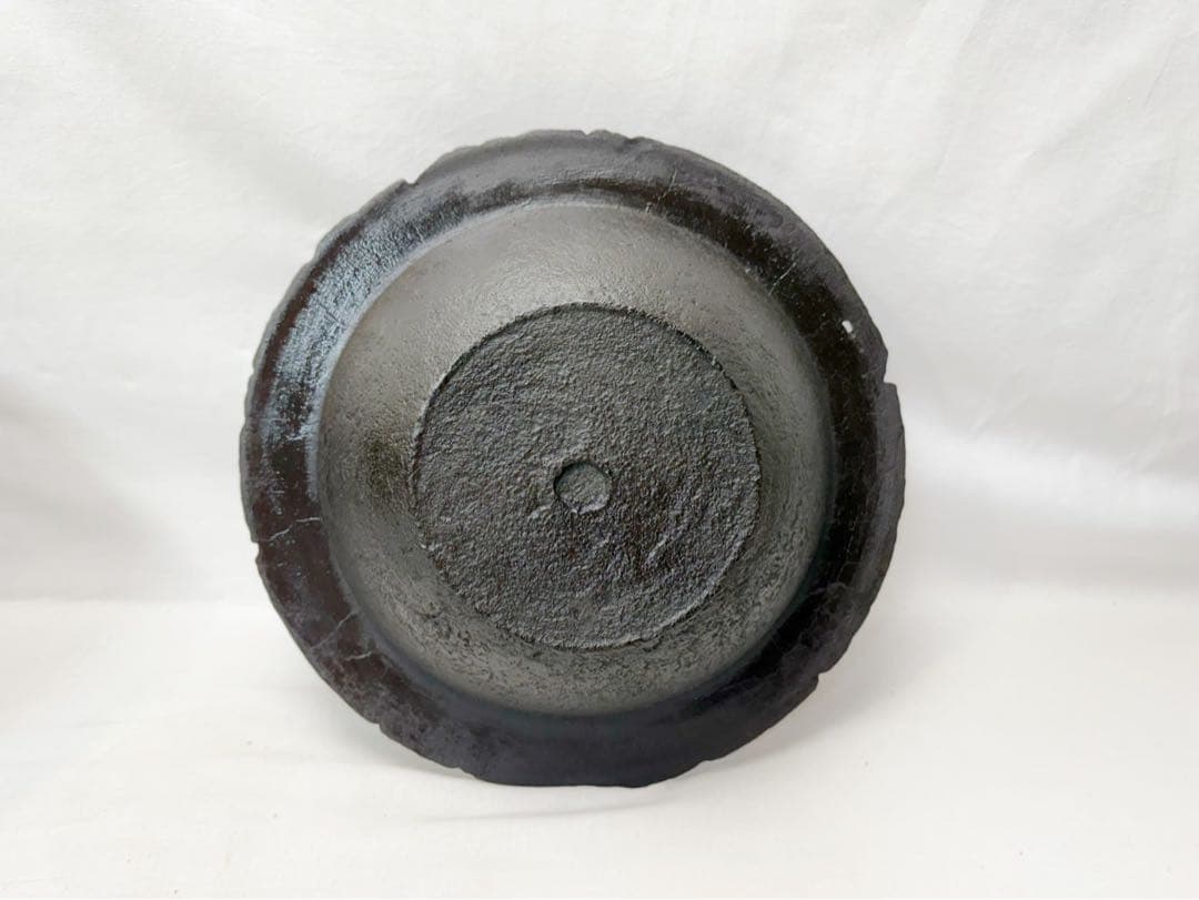 ほぼ未使用 茶道具 鋳師 金森吉左造 鳳凰唐金風炉 浜松地紋釜添 富士釜 共箱