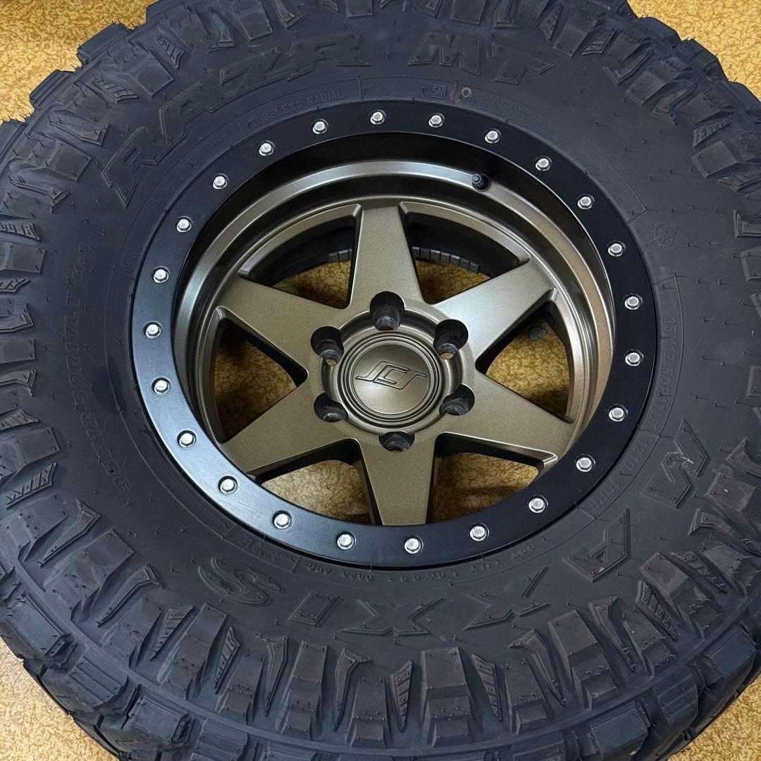 ももも ② タイヤホイールセット プラド SCS BR6 35タイヤ