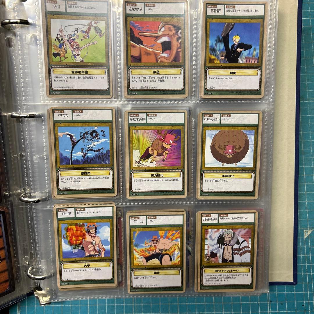 カードダスマスターズ　バインダーつき　ワンピースカードゲーム　当時物