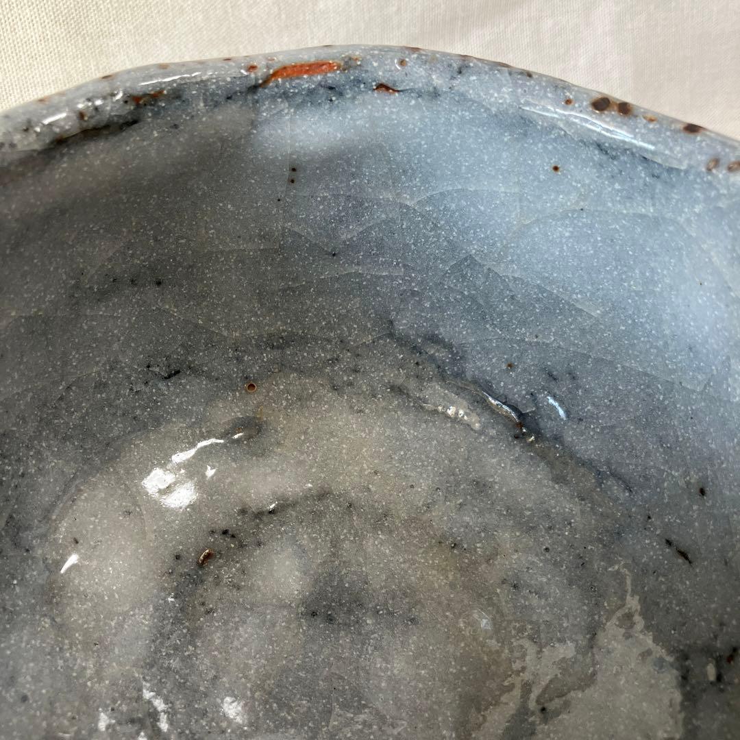 林亮次　鼠志野　荘山窯　茶碗　抹茶椀　茶道具　ヴィンテージ　美濃焼　岐阜県岐阜市