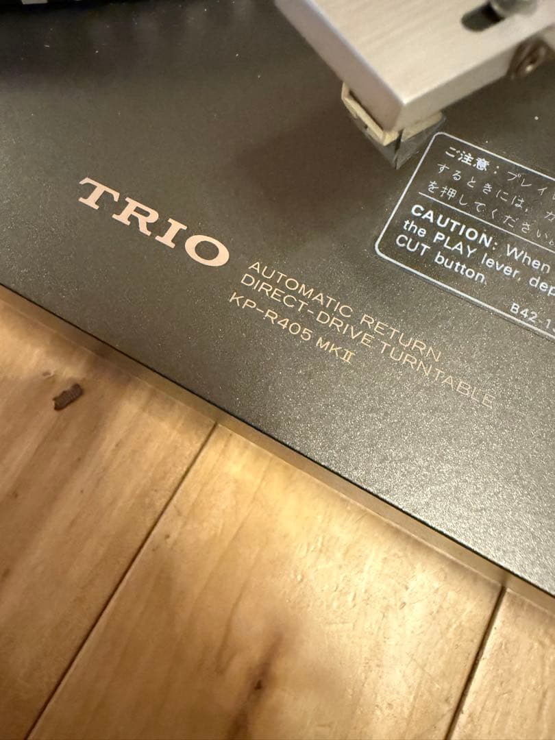 TRIO KP-R405 MKⅡ トリオ レコードプレーヤー ターンテーブル