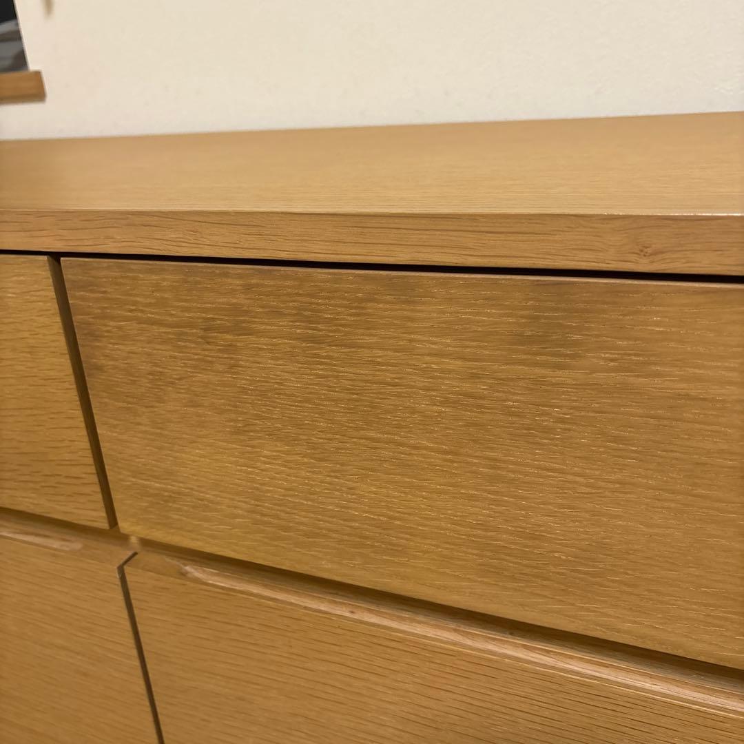 無印良品　オーク材　キャビネット