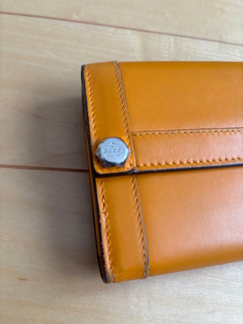 gucci 長財布 オレンジ