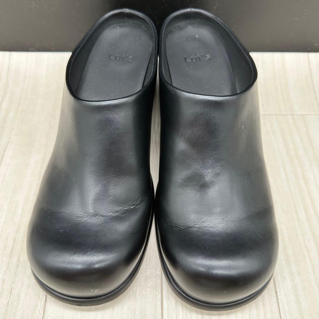 【Lui's】ルイス 27 ワイドトゥーミュール サンダル レザー 42