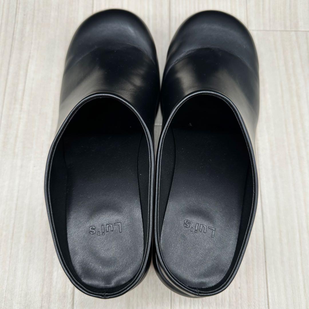 【Lui's】ルイス 27 ワイドトゥーミュール サンダル レザー 42