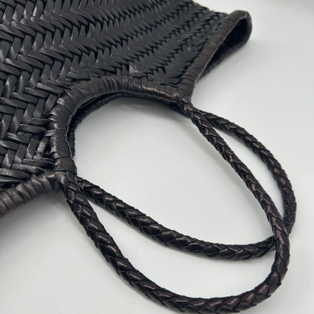 未使用級✨Dragon CHRISTOPHER レザー 編み込み トートバッグ