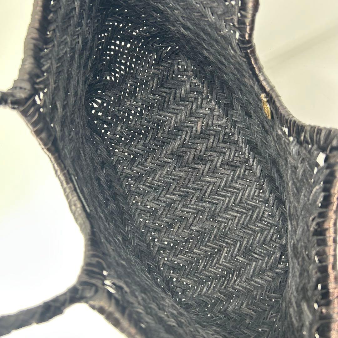 未使用級✨Dragon CHRISTOPHER レザー 編み込み トートバッグ