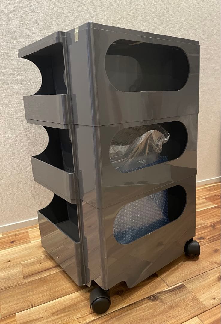 新品 正規品 ボビーワゴン 3段5トレイ B-LINE グレー