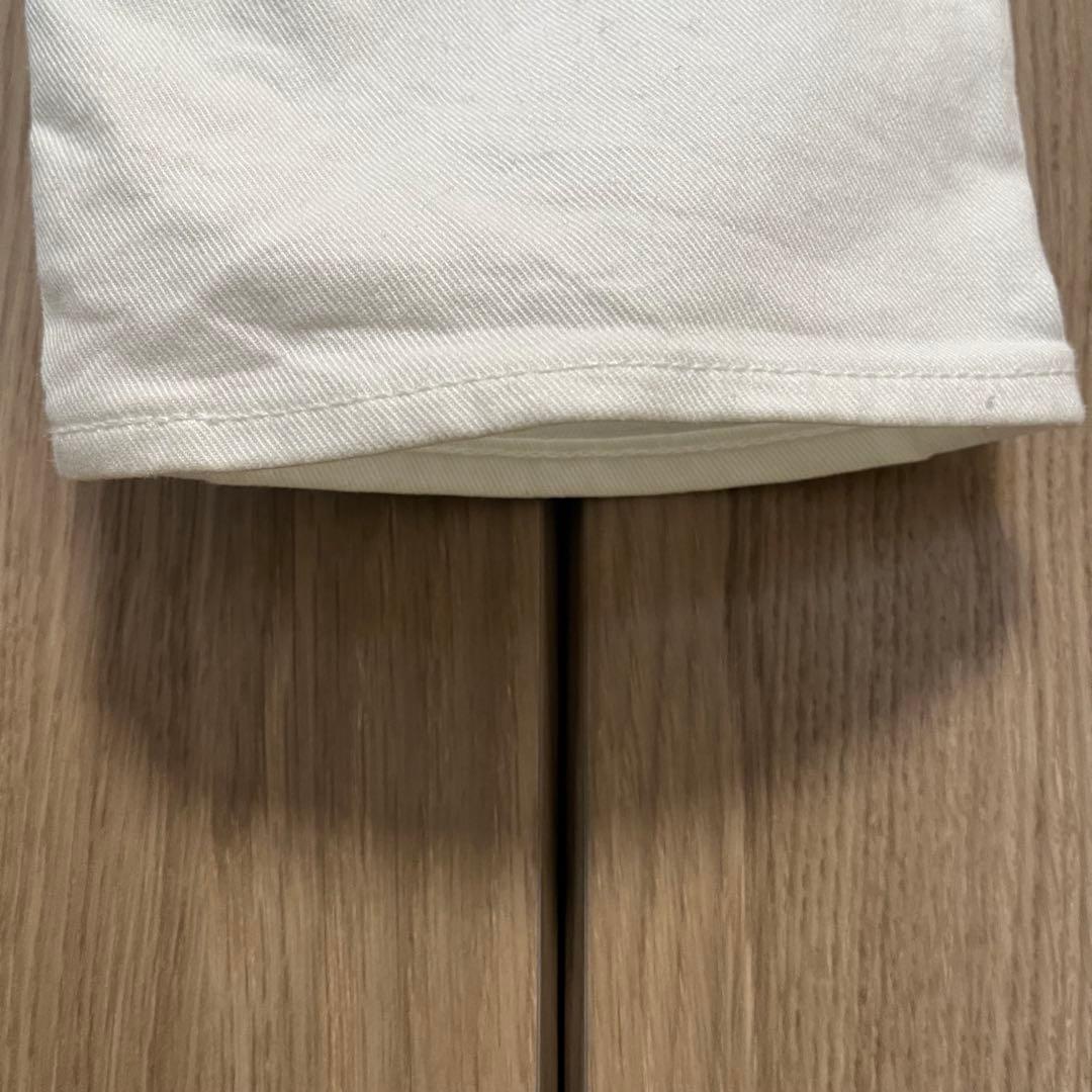 Levi's メンズ　ホワイト ストレートジーンズ　ワンウォッシュ　未使用に近い