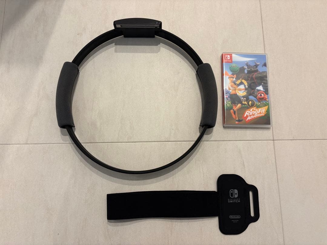 Switch 本体 赤青 + Ring Fit Adventure おまけケース