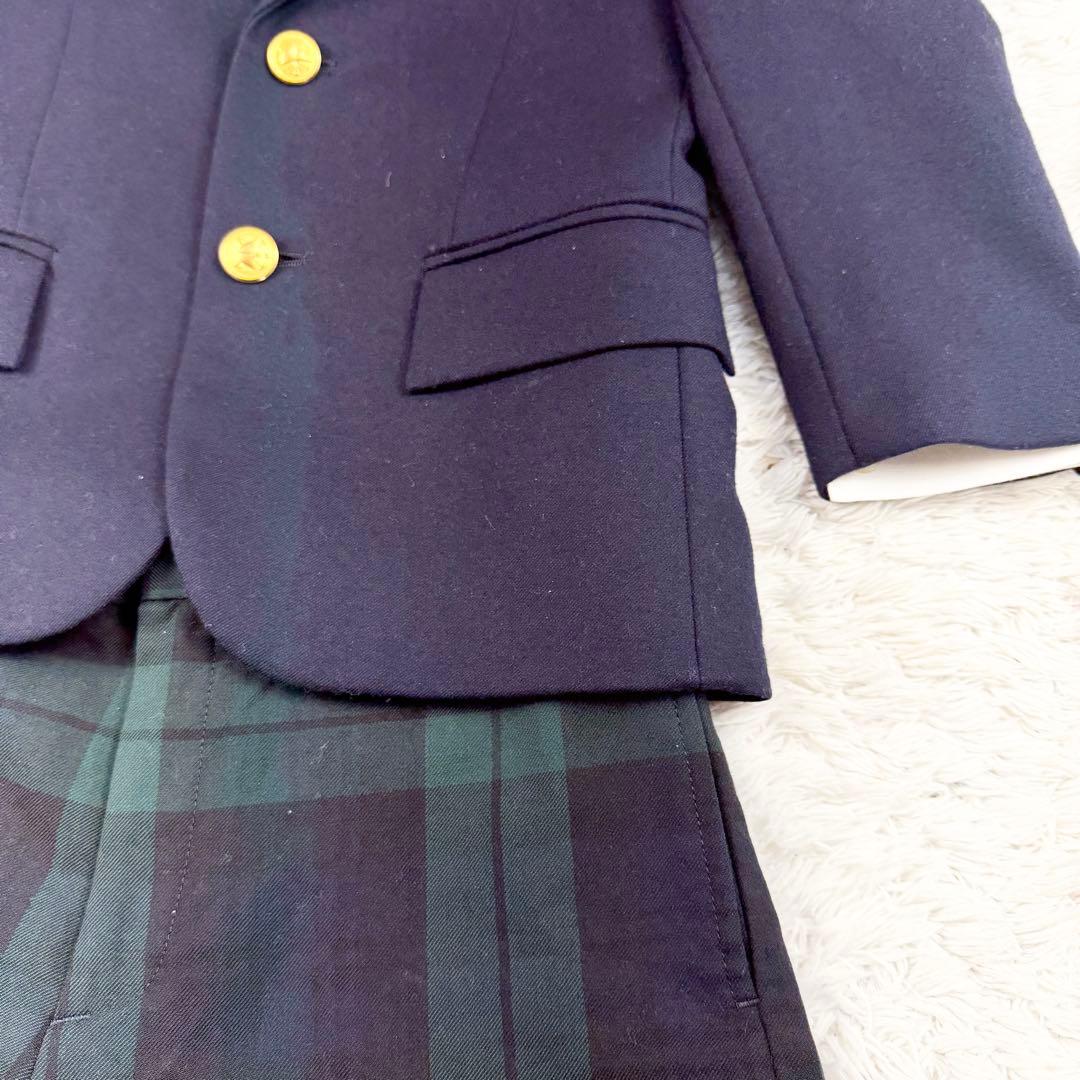 【未使用品】ポロラルフローレン フォーマル 110 紺ブレ 金ボタン 4点セット