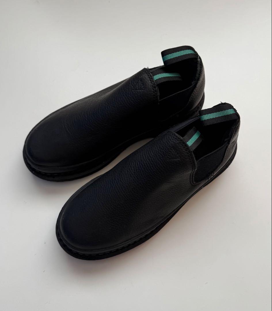 ia Boot ジャイアントロメオワークシューズ サイドゴア ブラック