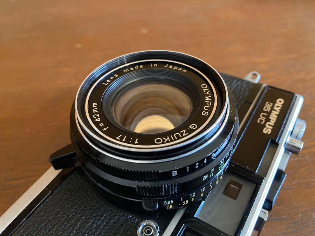 Olympus 35 UC シャッター切れます一応 ジャンクで