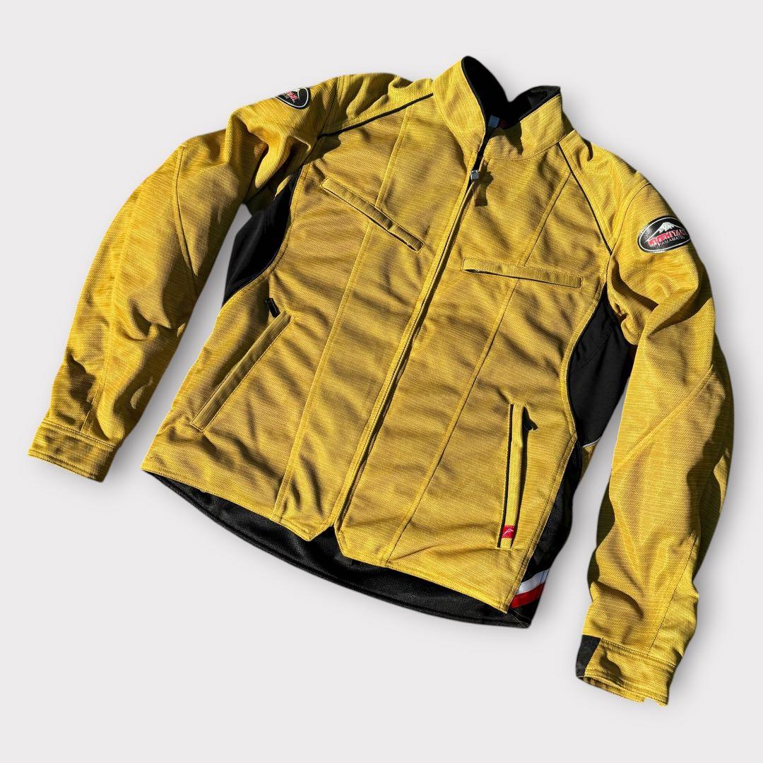 9278.クシタニ フルメッシュジャケット マスタード LL