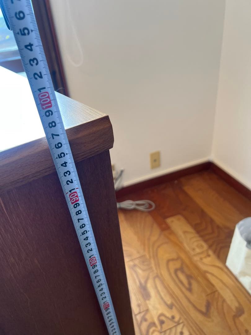 【大雪木工】オーク材 ライティングビューロー デスク（アンティーク品）