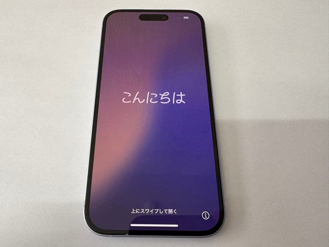 Apple iPhone 15 128GB SIMフリー ブルー 充電95%