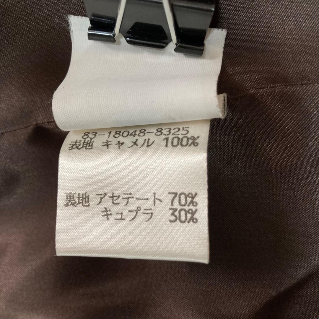 17540✨エトロ 44 キャメル テーラードジャケット チェック ツイード