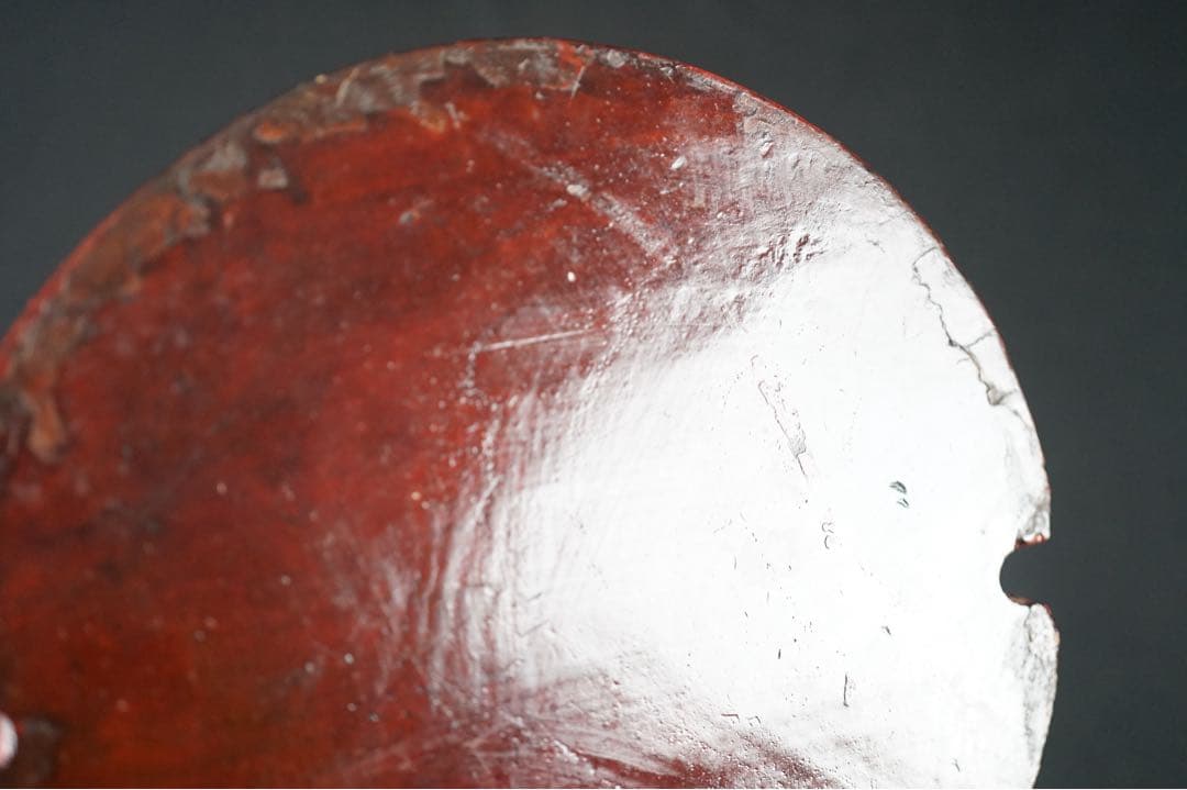 李朝 蓋物 朱漆塗 手桶 骨董 朝鮮古美術 時代物