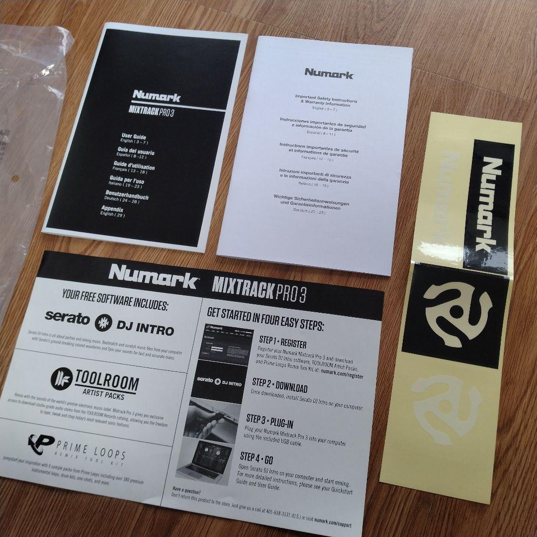 【美品】Numark MIXTRACK PRO 3 DJコントローラー