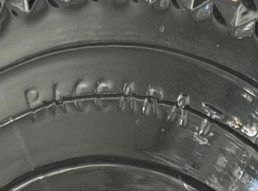 Baccarat バカラ/ 極美品 刻印有 ディアマンビゾー　コンポート