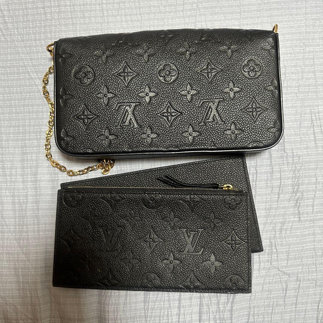 ルイヴィトン ポシェットフェリシー モノグラムアンプラント バッグ