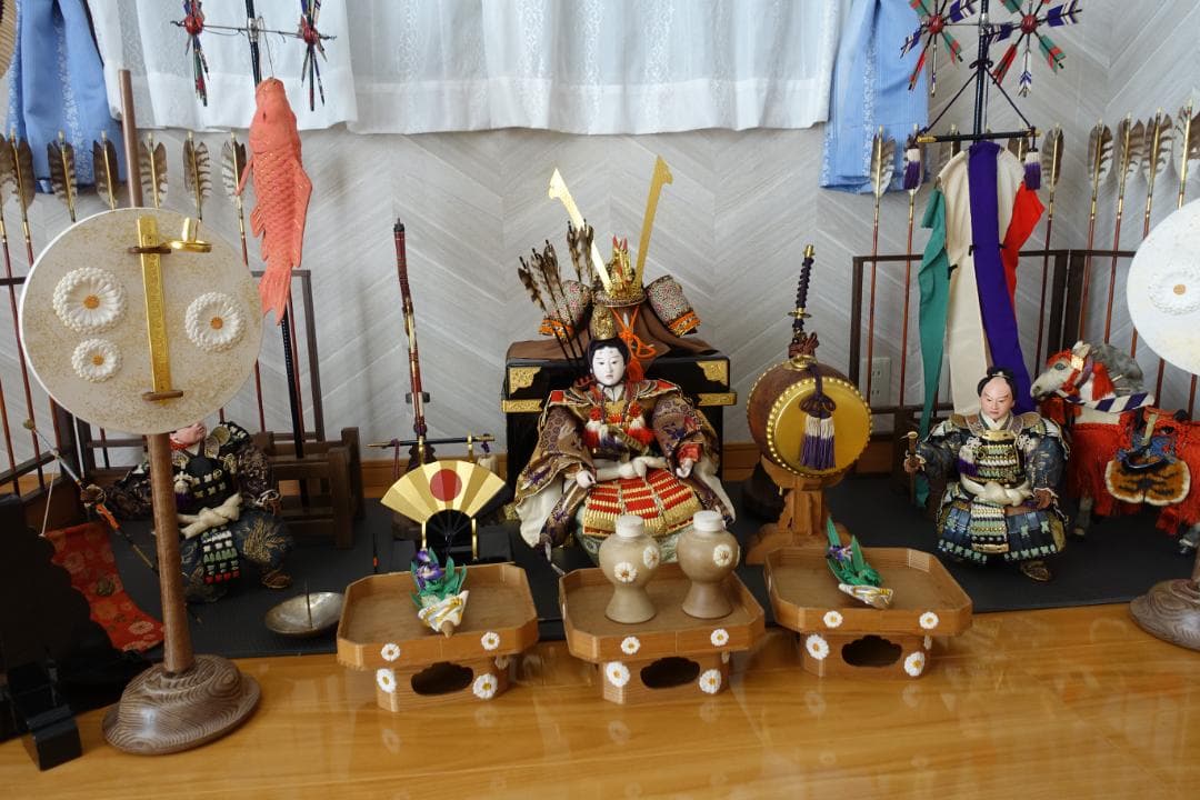 五月人形セット　 京都丸平 大木平蔵 御雛人形細工司 神馬 武者人形 伝統工芸