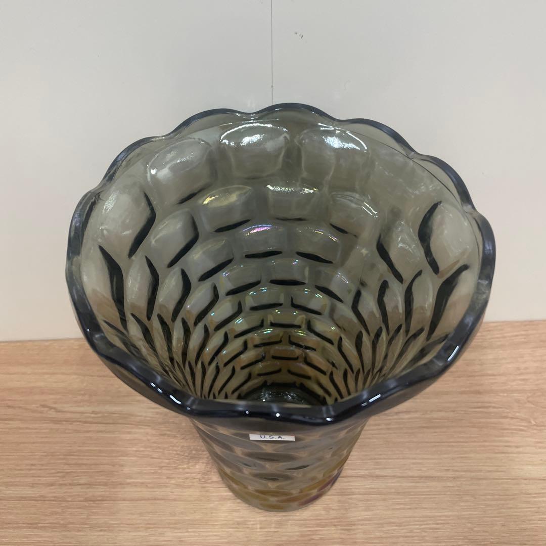 Federal ヴィンテージ フェデラル グラス ベース 花器 花瓶　70’s