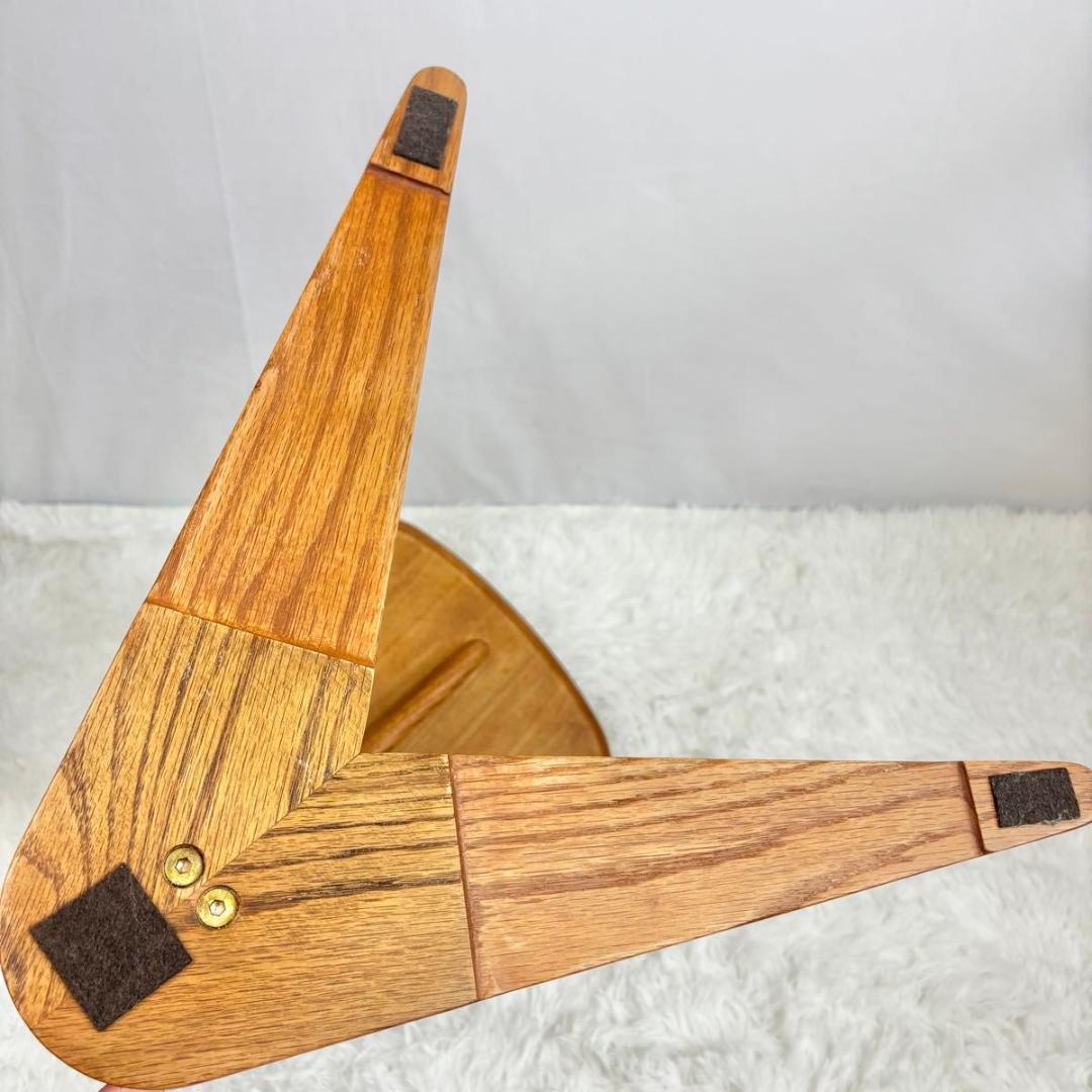 『極美品』POPOLU ポポル サイドテーブル 光製作所 北欧 天然木 オーク材