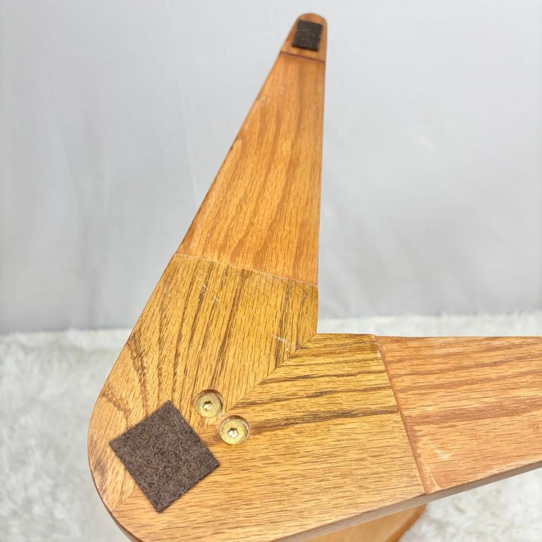 『極美品』POPOLU ポポル サイドテーブル 光製作所 北欧 天然木 オーク材