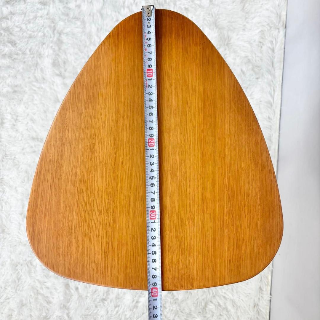 『極美品』POPOLU ポポル サイドテーブル 光製作所 北欧 天然木 オーク材