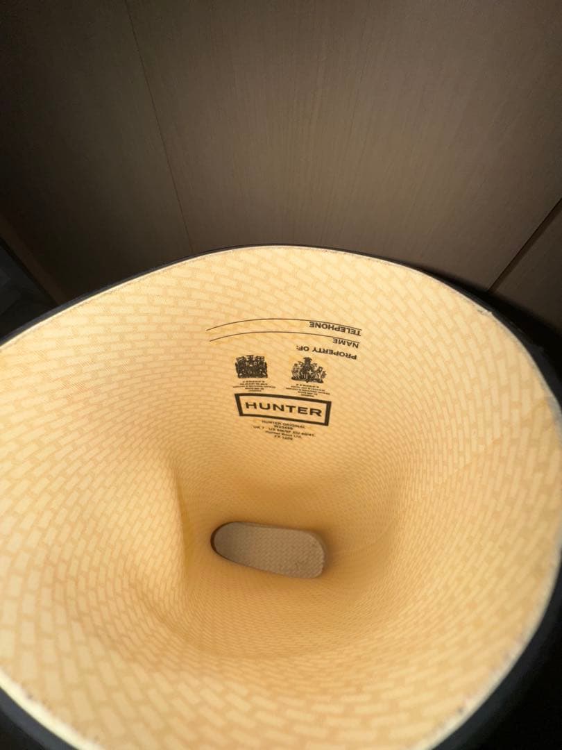 HUNTER ブラック 長靴 バックル付き